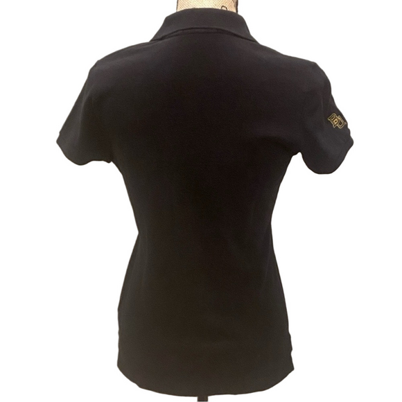 Ralph Lauren Blue Label Black Skinny Polo with Baylor University Logo. EA009 - Picture 3 of 5